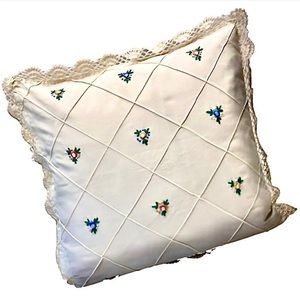 Set of two hand stitched pillow covers.